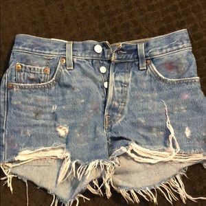 Levi Strauss & Co. jean shorts. Size 24.